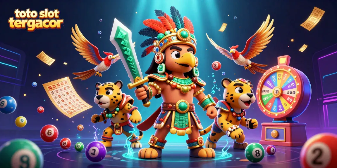 Engage with thrilling toto slot tergacor gaming experience illustrated by a vibrant, dynamic scene.