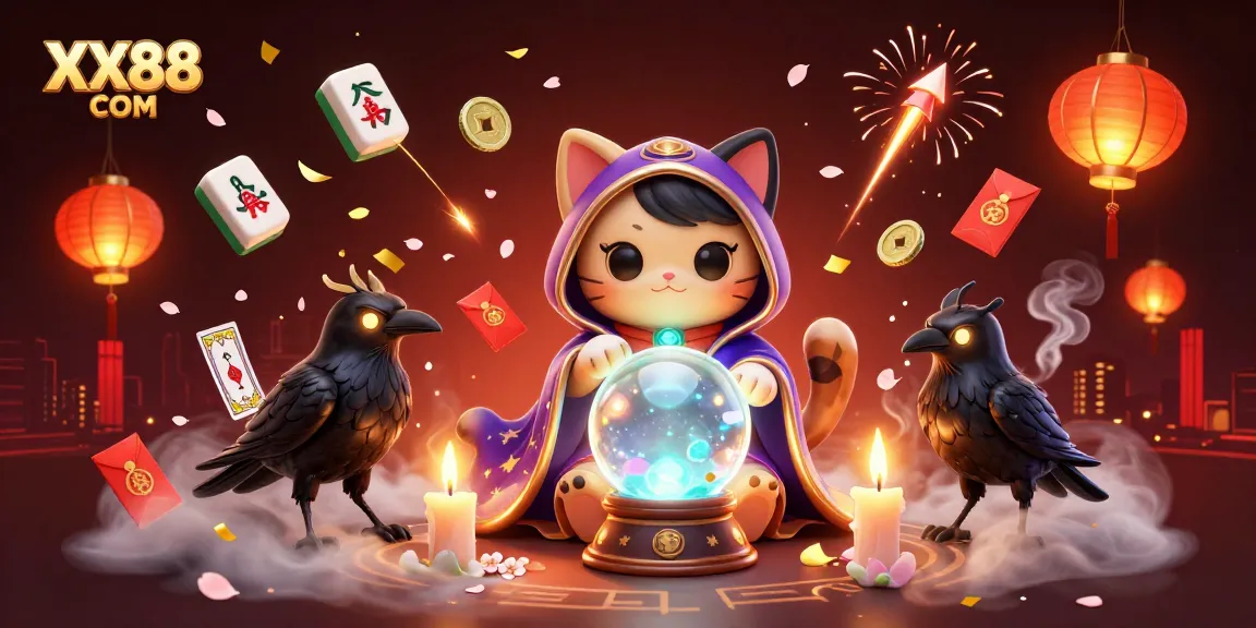 Engage with winning strategies on XX88 COM through vibrant, mystical casino-themed illustration.