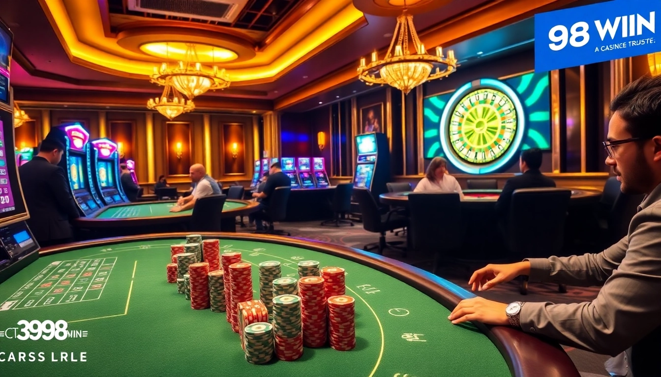 Experience the excitement at 98WIN's official online casino with vibrant games and thrilling action.