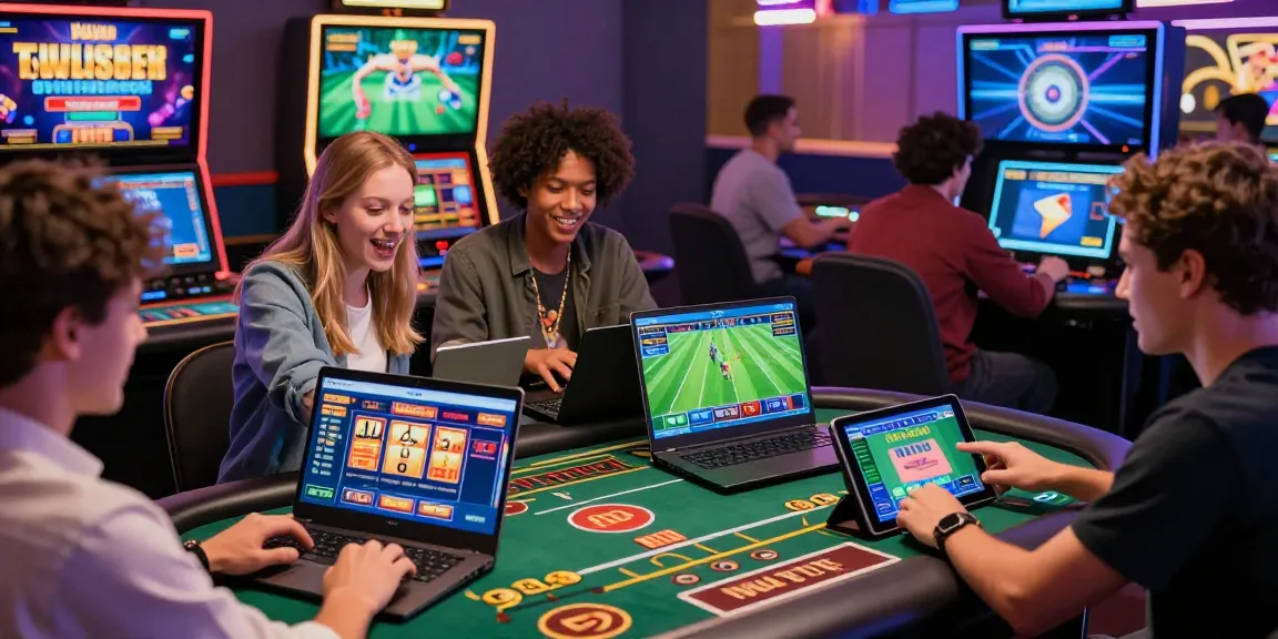 Online gaming enthusiasts enjoying immersive experiences at https://open88.games/ with vibrant virtual casino elements and engaging interfaces.