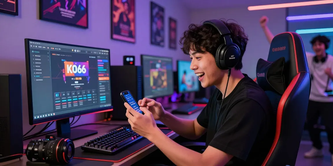 Exciting KO66 online gaming experience with a player engaged in the mobile app.