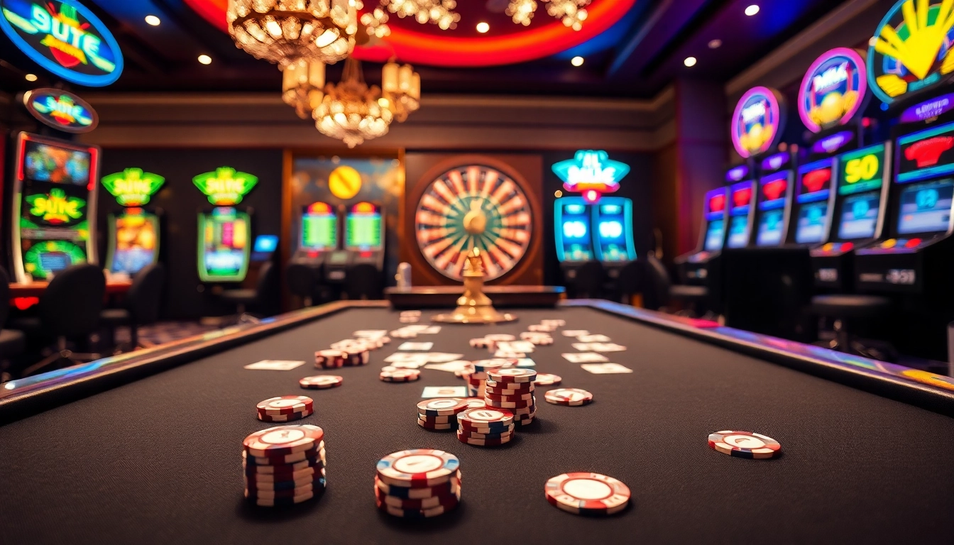 Players engaging in an exciting poker game at 58win casino.