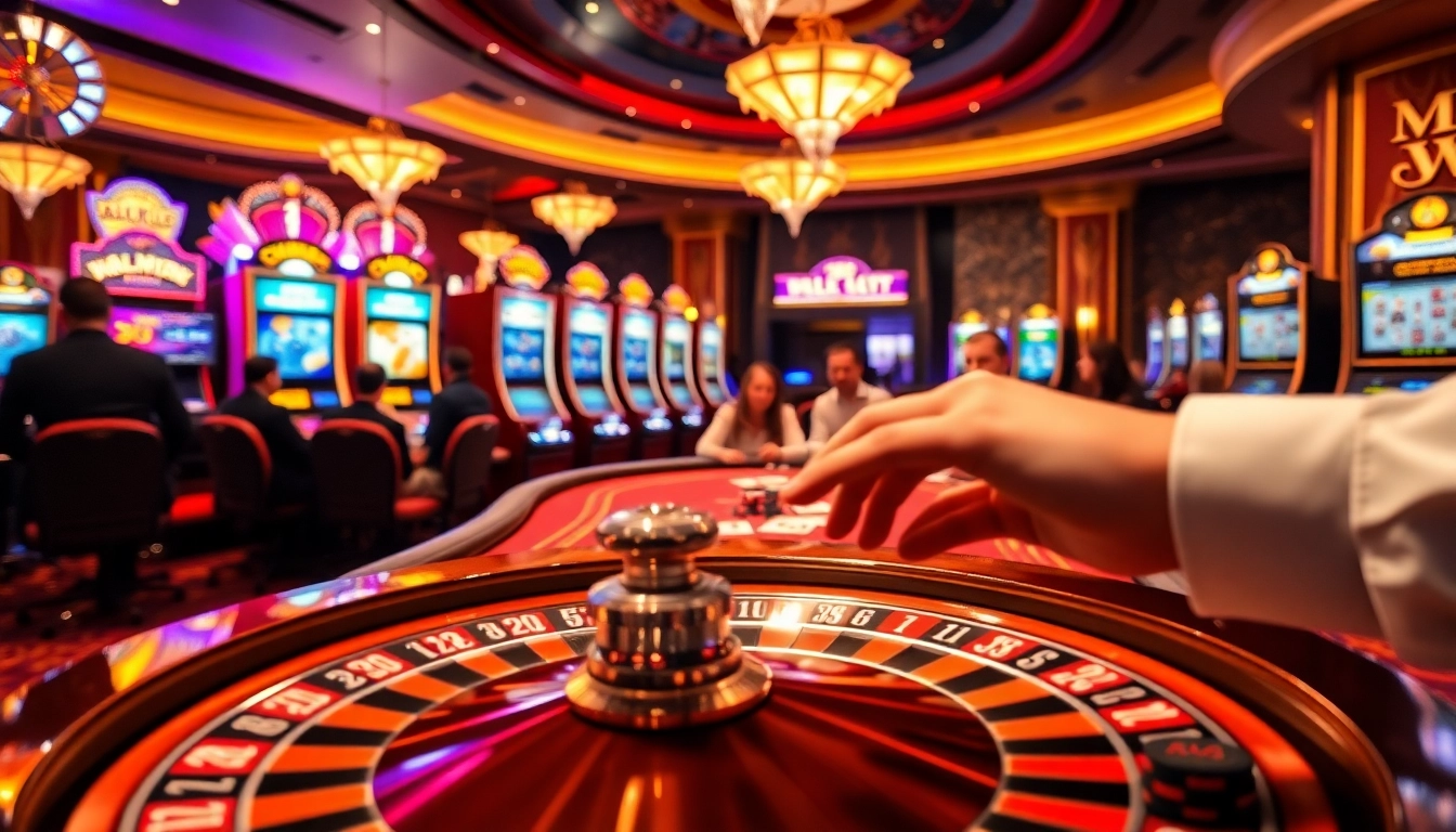 Engaged players at a luxurious casino table, showcasing the thrill of gambling at https://lu88bb.com/.