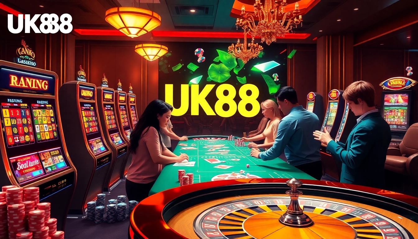 Experience the excitement of gambling with the link vào uk88, featuring dynamic games and vibrant casino visuals.