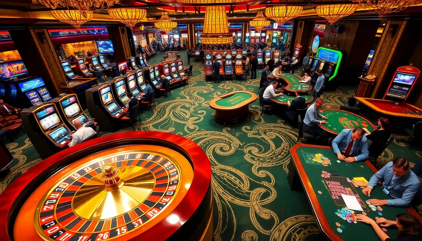 Players winning at tg88.com casino tables, enjoying roulette and slot machines in a vibrant atmosphere.