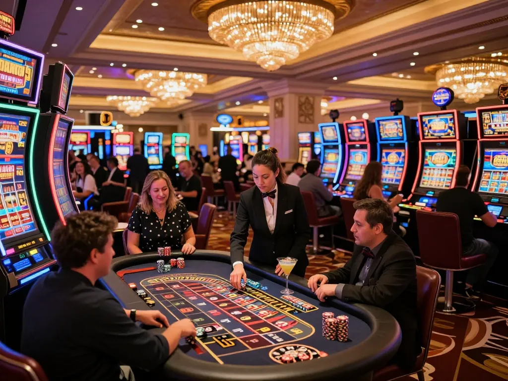 Experience the thrill at SC88 casino roulette table with players placing bets in vibrant setting.