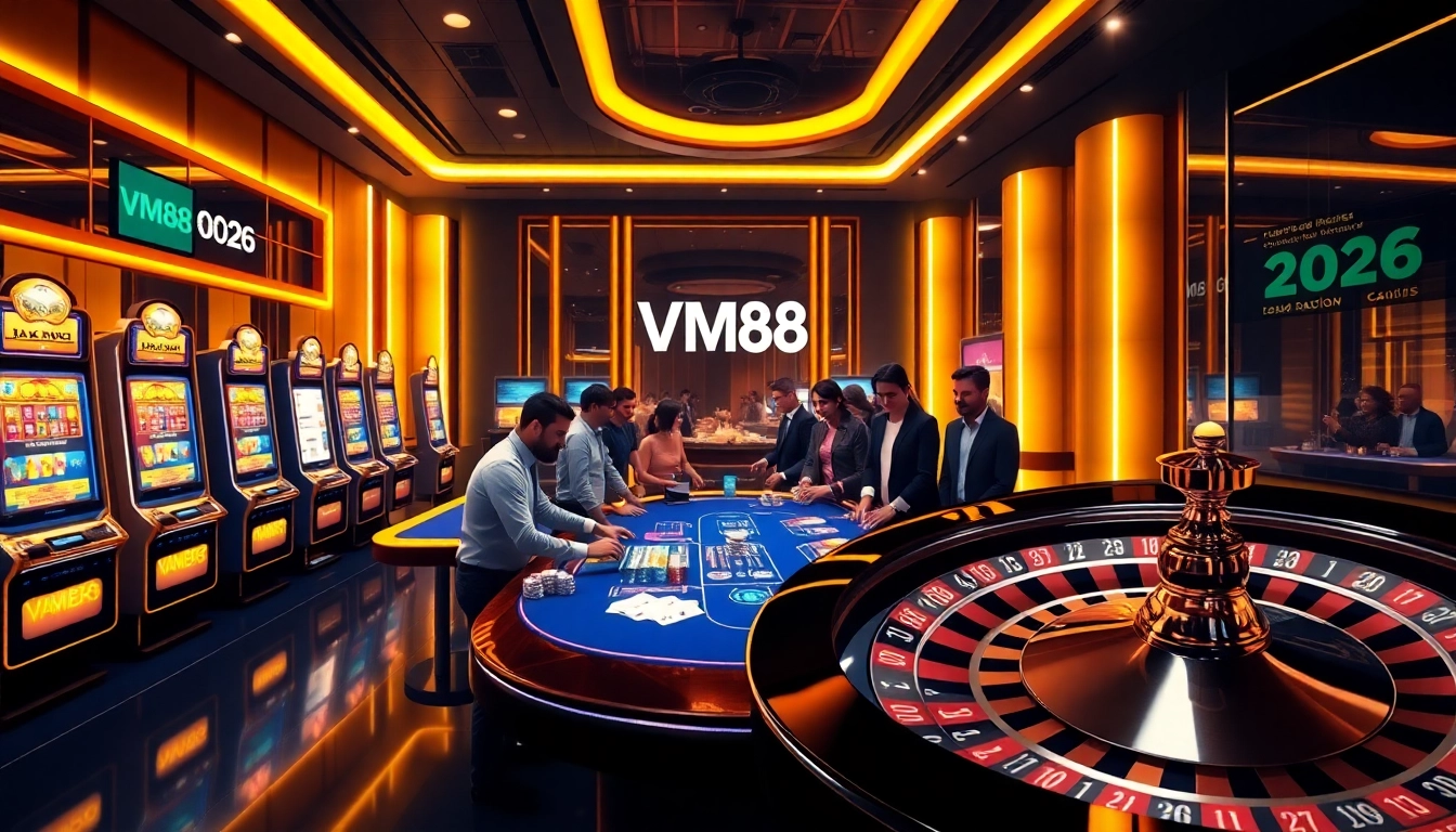 VM88 online casino delivering professional gameplay with live betting and spinning roulette wheel