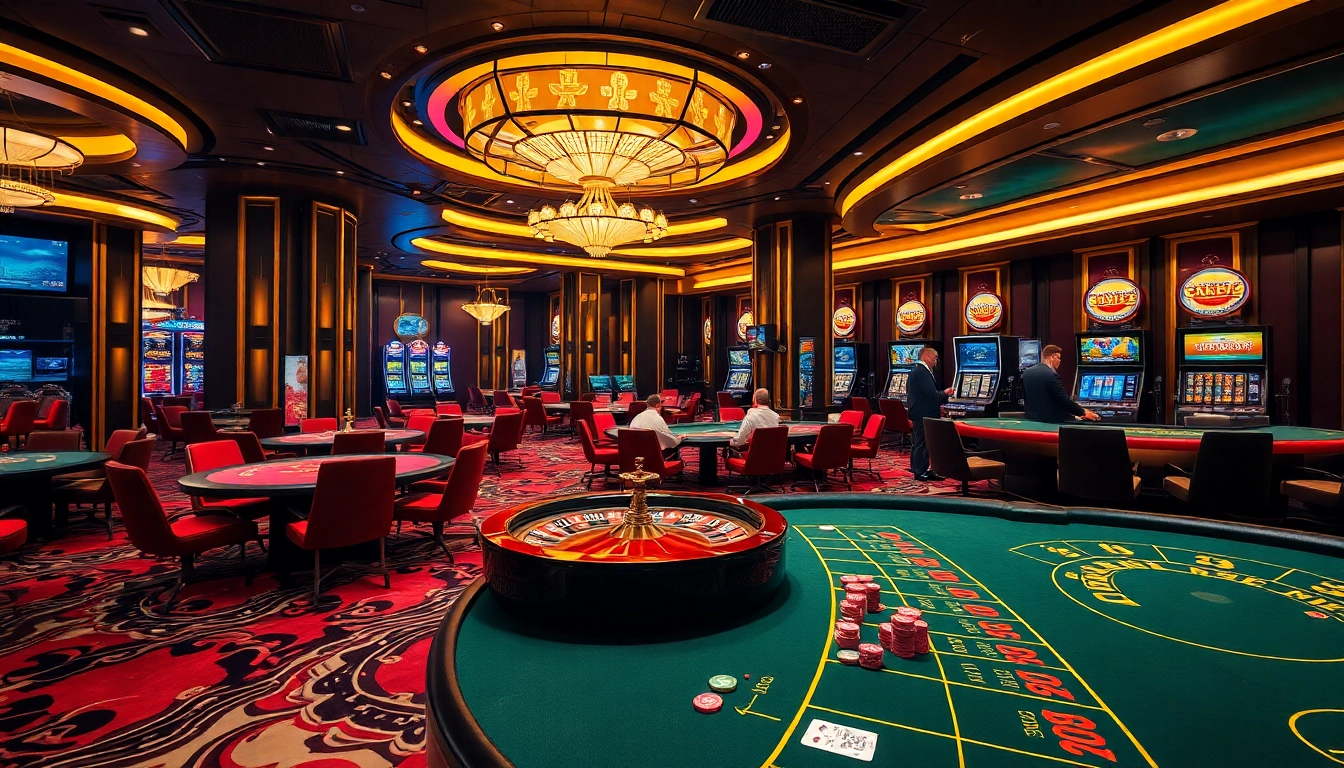 Experience thrilling casino action at https://nk88s.com/ with vibrant gaming tables and exciting players.