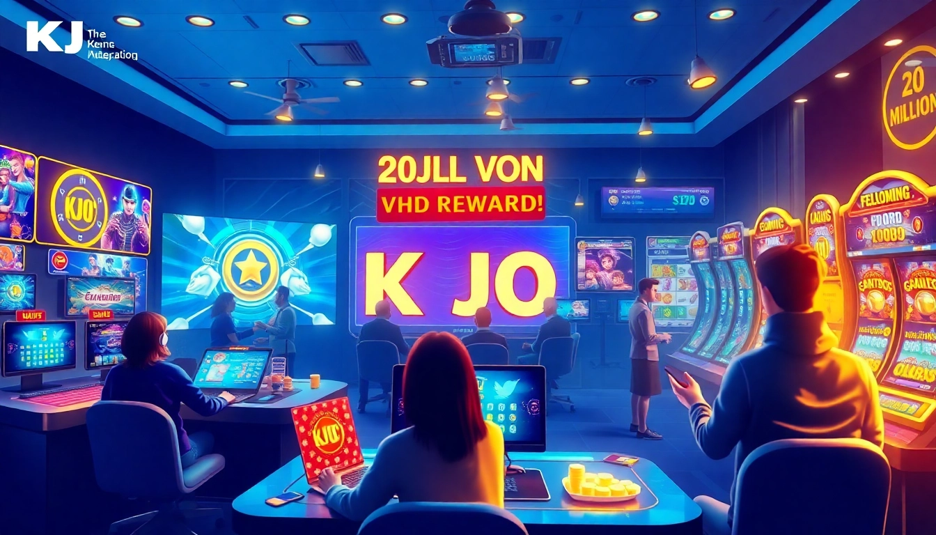 KJC online entertainment alliance showcasing vibrant gaming atmosphere and dynamic promotions in Asia.