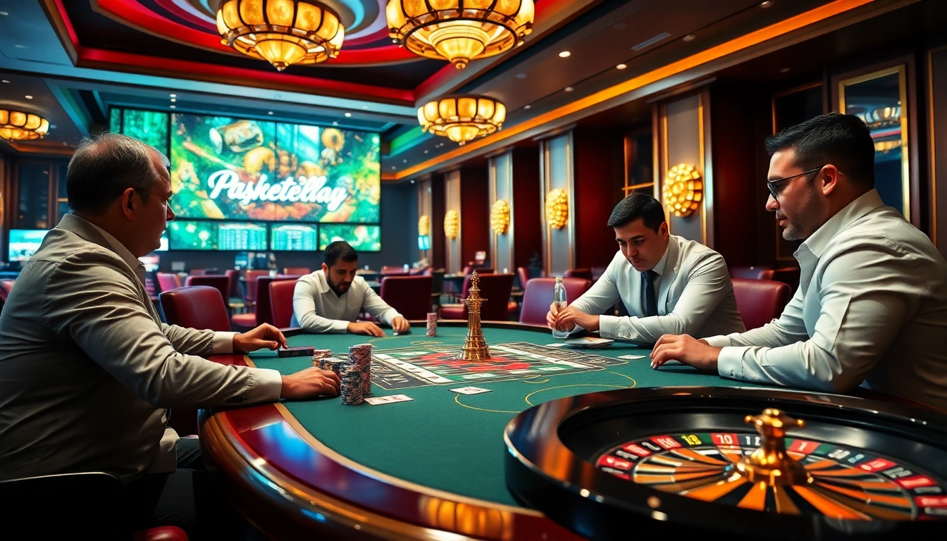 Experience the thrill of high-stakes poker at nhacaiuytinvn.us.com with vibrant chips and cards.