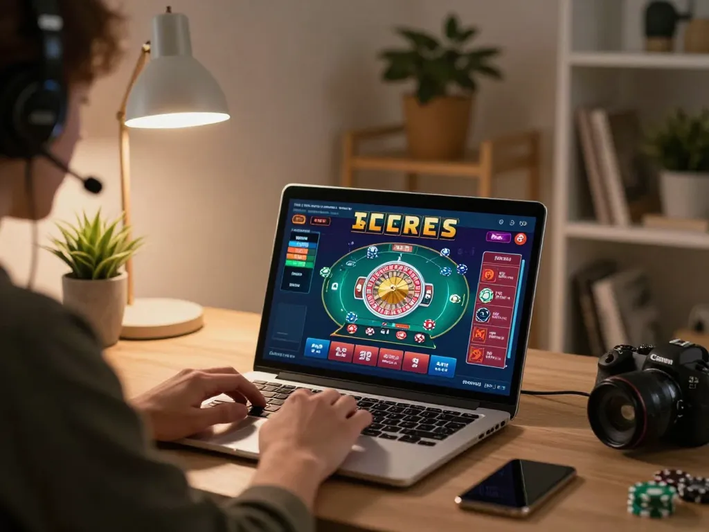 Experience 88aa đăng nhập with live casino gameplay on a laptop, showcasing vibrant roulette interface.