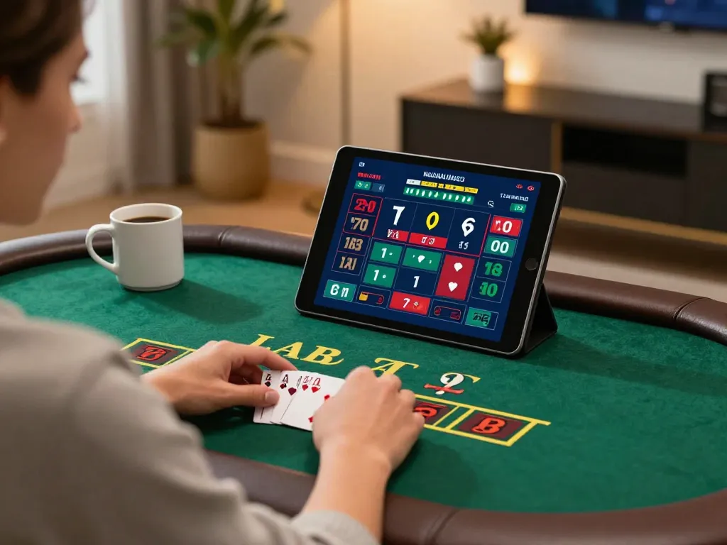 Engaging in high-stakes gameplay at Nhà cái Win678 from a cozy home setup.