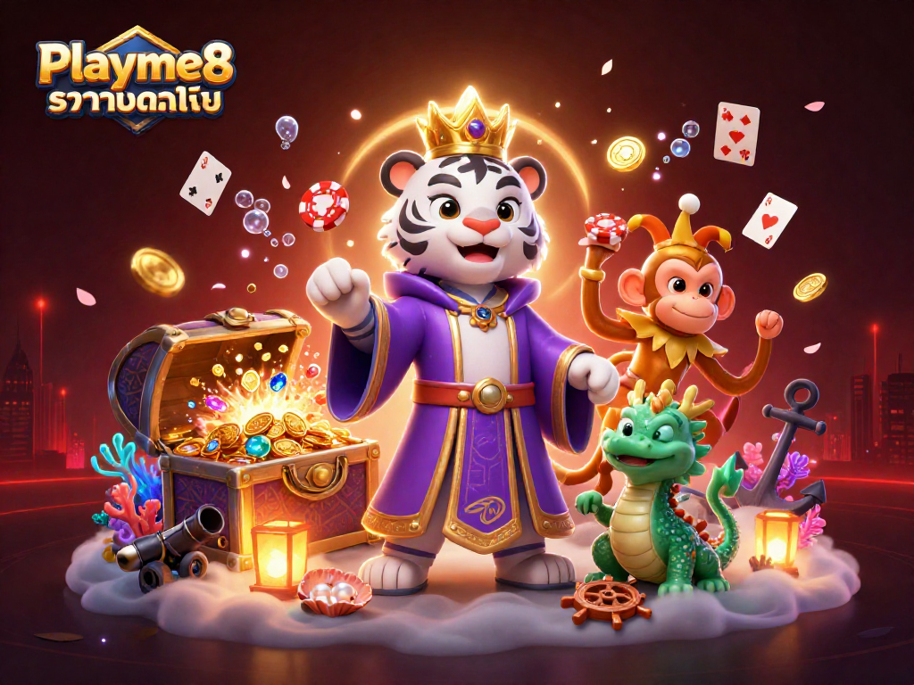 เล่นเกมพนันออนไลน์กับ Playme8 ราคาบอลไหล สัญลักษณ์สุดพิเศษที่มาพร้อมกับมงกุฎทองและเจ้าชายเลียนแบบ
