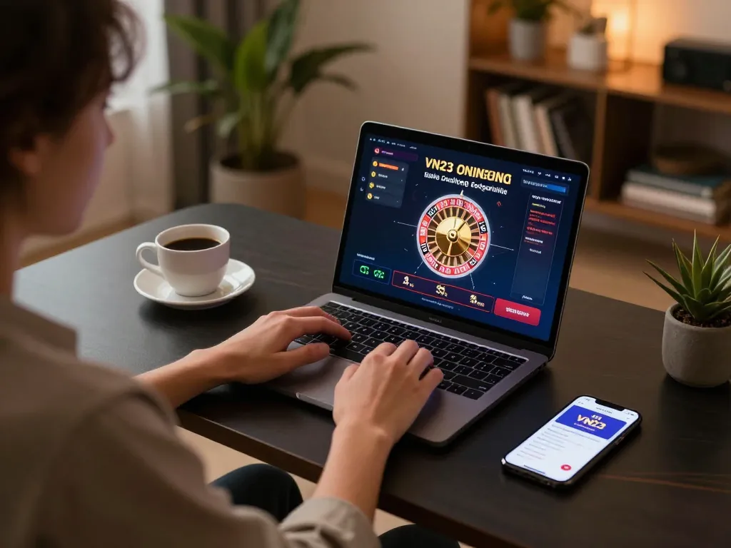 Play online casino games on VN23 platform from a cozy home setup, enhancing your gaming experience.