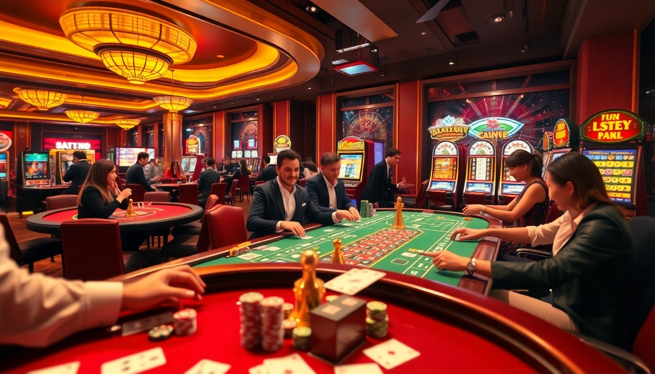 Engaged players enjoying high-stakes games at Jun88 2 online casino.