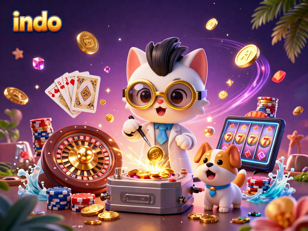 Bet and win with indo's exciting casino games featuring gold coins and vibrant characters.