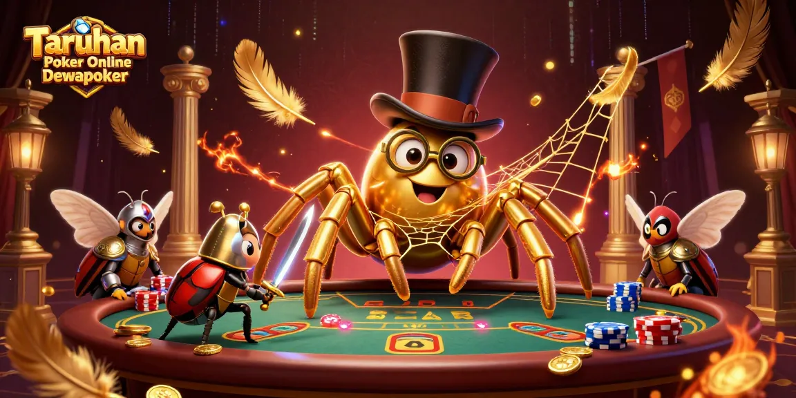 Engage in Taruhan Poker Online Dewapoker with dynamic 3D characters at the casino table.