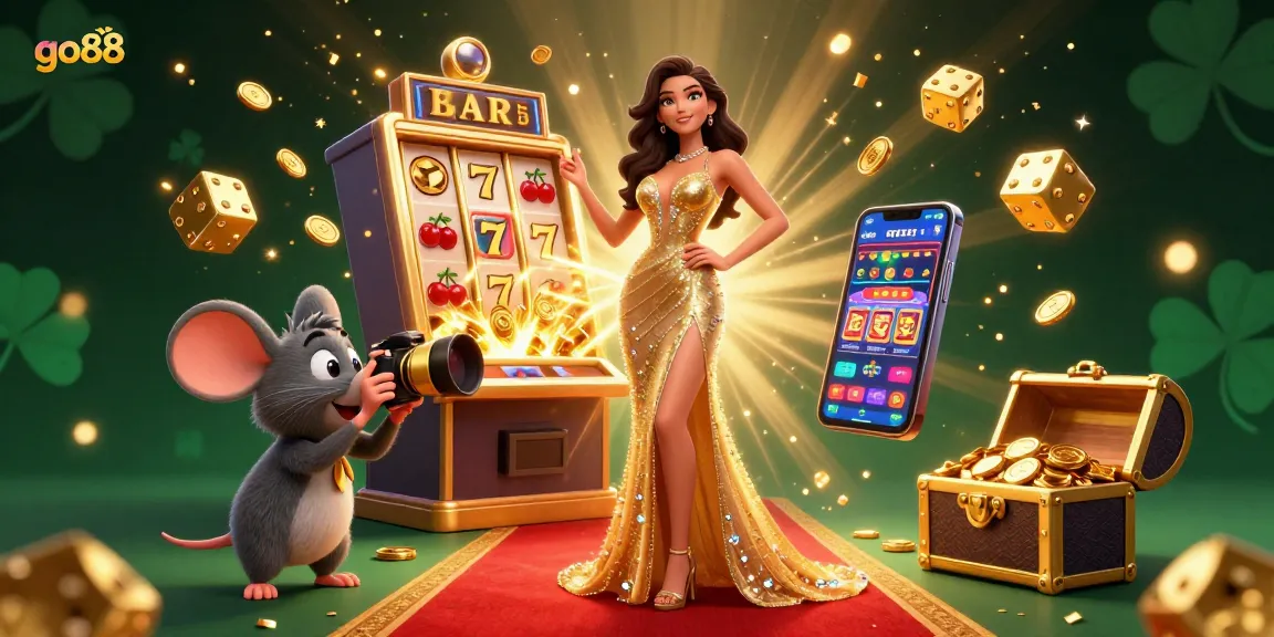 Experience go88's thrilling jackpot excitement and vibrant casino gaming atmosphere.