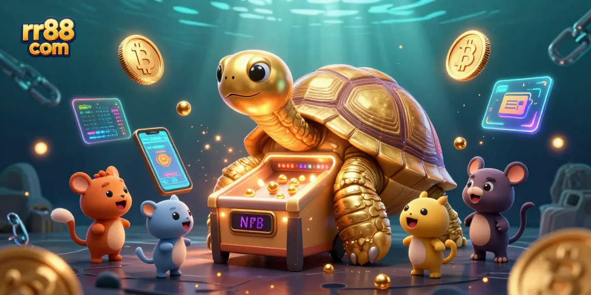 Experience thrilling gaming at rr88 com with a colossal golden tortoise pinball machine and exciting crypto elements.