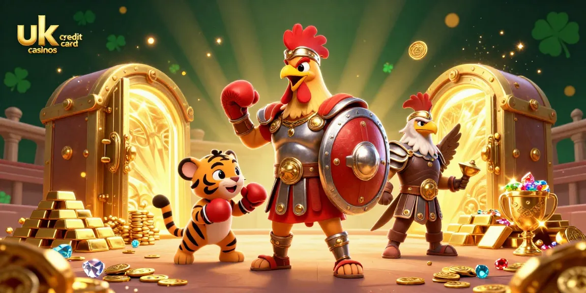Experience excitement at uk credit card casinos with dynamic gladiator characters and treasure elements!