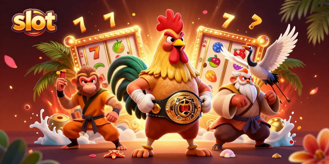 Slot menangkan jackpot dengan game dan simbol keberuntungan yang berkeliling.
