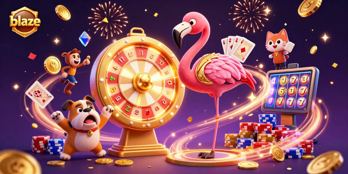 Spin the blaze prize wheel with dazzling visuals and engaging casino characters!