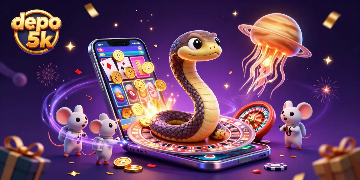 Spin the reels and win with depo 5k as astronauts bet on a cosmic roulette wheel!