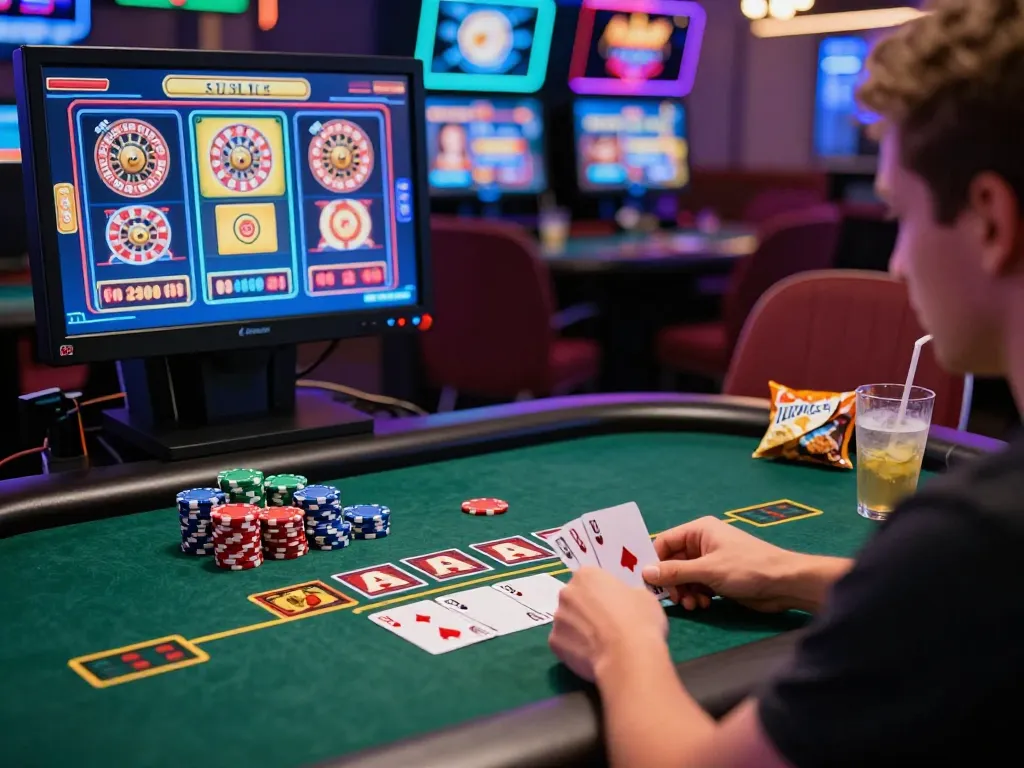 kuwin player enjoying an exciting online gambling experience with vibrant game graphics