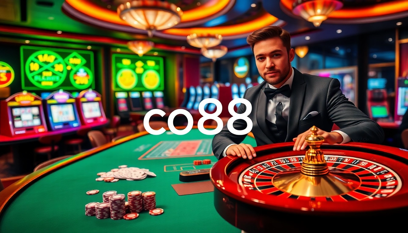 Experience thrilling casino action with co88 themed games and vibrant tables filled with excitement.