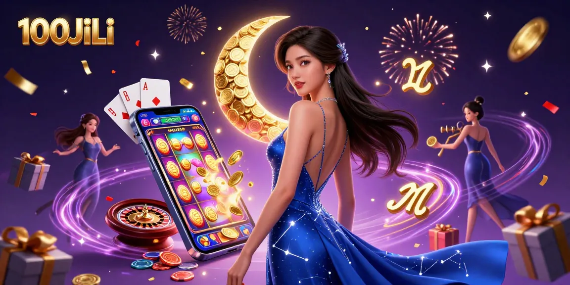 Engage with exciting gameplay at 100JiLi, highlighted by a vibrant casino atmosphere and enticing game elements.