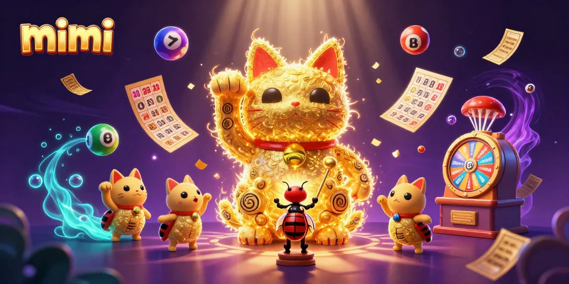 Experience the thrill of mimi with golden fireflies and interactive gaming elements.