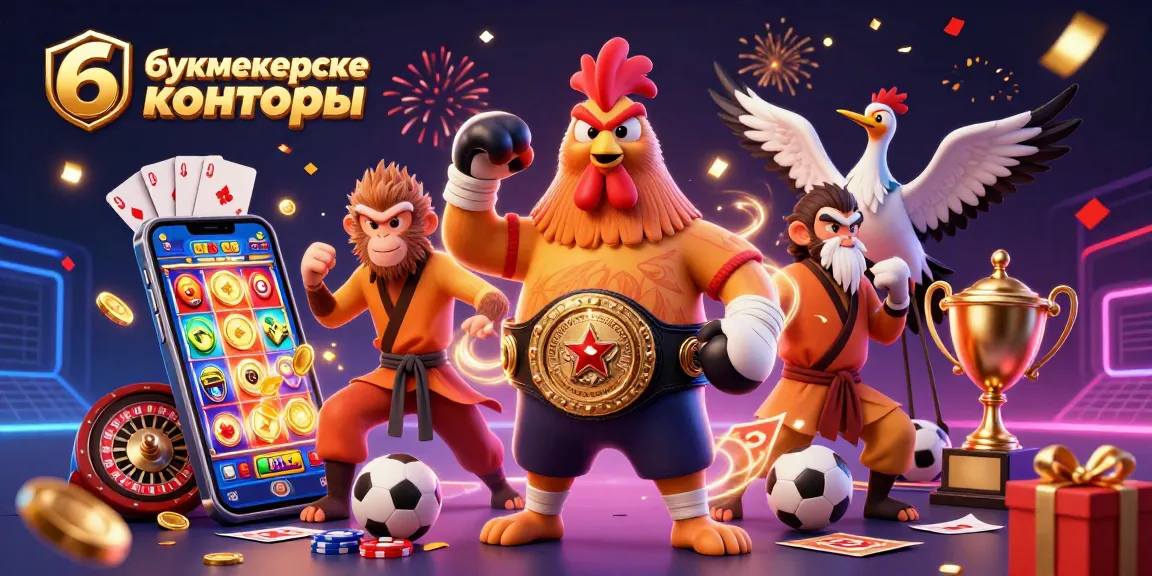 Engage with букмекерские конторы featuring dynamic sports betting elements and vibrant characters in action.