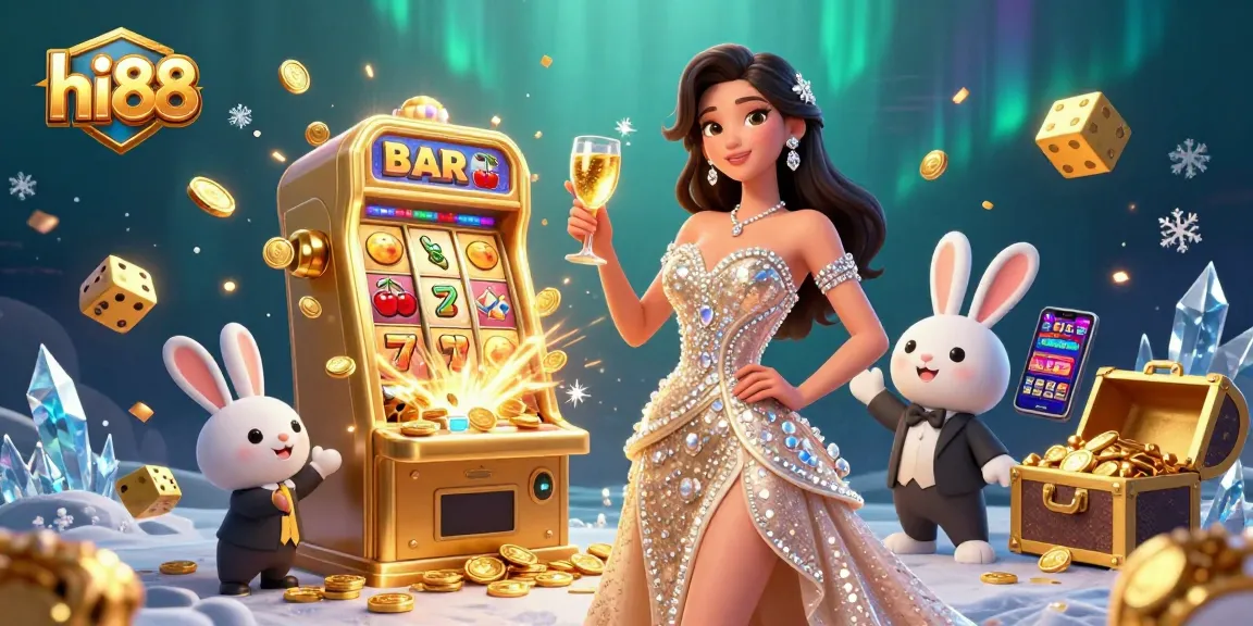 Experience the excitement of hi88 with gaming elements and a glamorous atmosphere.