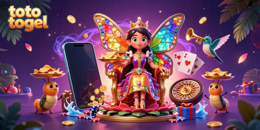 Capture thrilling action from the world of toto togel with dazzling animated characters and vibrant game elements.