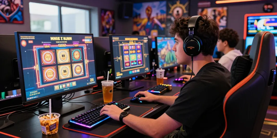 Engaging online gaming experience on AA88 COM with vibrant graphics and gaming peripherals