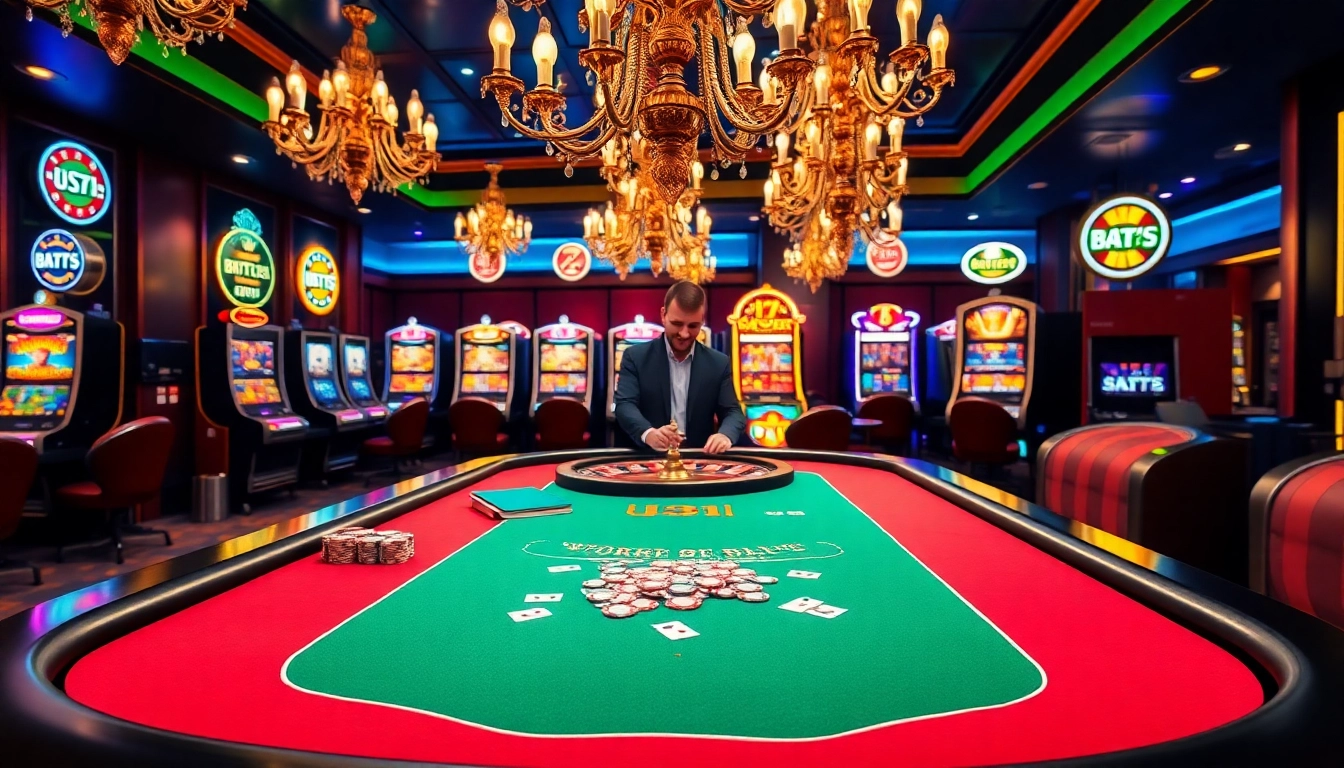 Experience thrilling U31 gameplay at a vibrant casino table with colorful chips and cards.