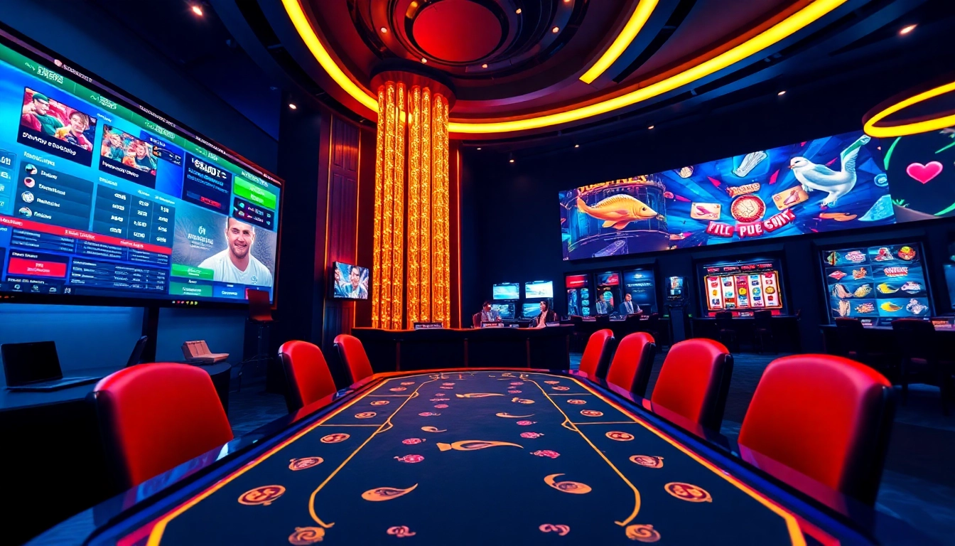 UU88 gaming scene highlighting diverse betting options and casino tables