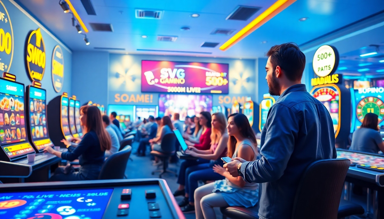 Dynamic online gaming scene at https://sv66s.net/ showing players enjoying diverse games with an inviting atmosphere.