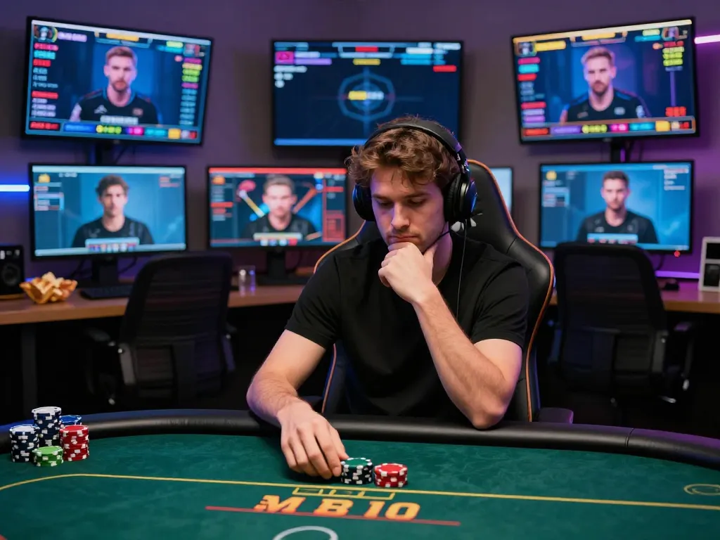 MPOID online poker gameplay, highlighting strategic betting and real-time player engagement.