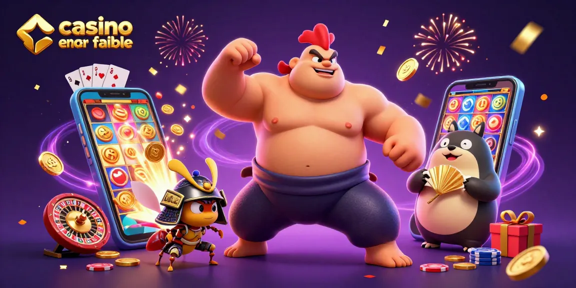 Vivez l'excitation avec un casino en ligne fiable alors qu'un lutteur sumo, un grillon et un tanuki prennent vie !