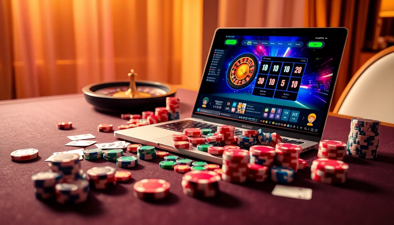 Kuwin offers an exciting online gambling experience with colorful casino elements and modern gaming interfaces.