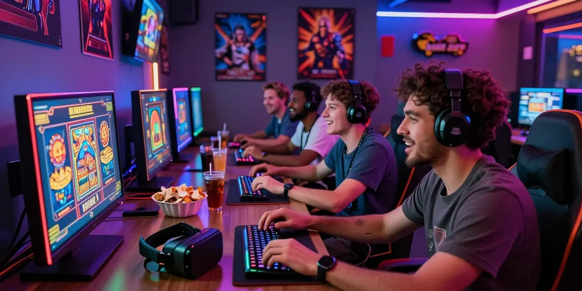 Link slot gacor yang mengasyikkan di lingkungan gaming dengan teman-teman.