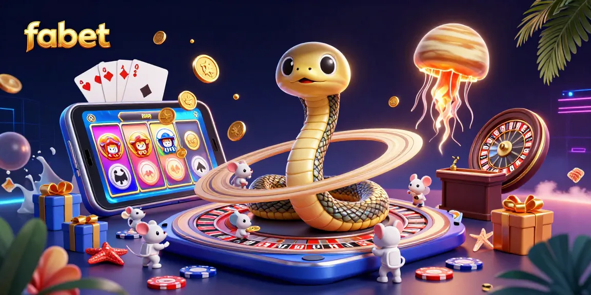Experience thrilling bets and cosmic action with fabet through lively casino elements and vibrant characters.