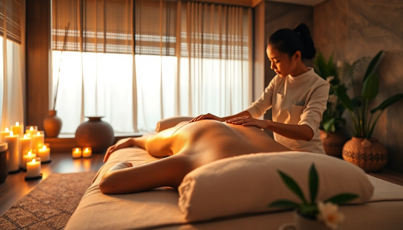 Experience professional 수원출장마사지 in a tranquil spa atmosphere with soothing elements.