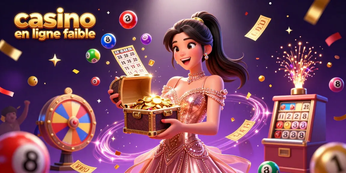 Engage with the casino en ligne fiable experience showcasing excitement with treasure chest and vibrant game elements.