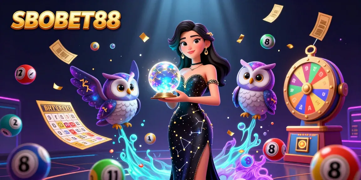 SBOBET88 engages players with vibrant sports betting action surrounded by mystical elements.