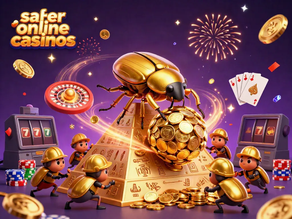 Experience safer online casinos with thrilling 3D action and vibrant gaming elements.