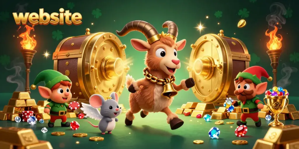 Berjudi di website dengan karakter unik Krampus, kucing malang, dan gremlin pencuri chip poker.