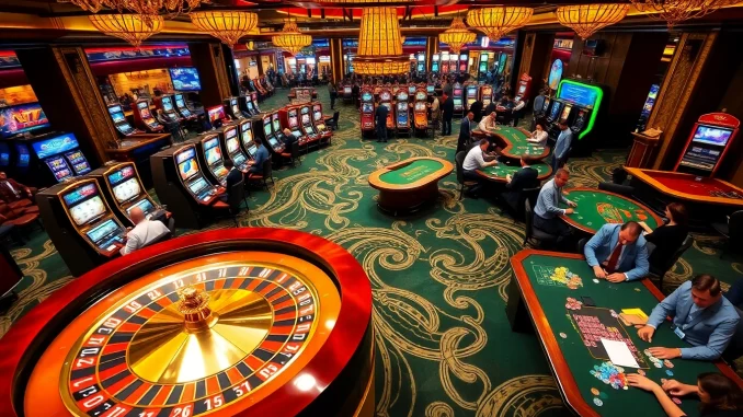 Players winning at tg88.com casino tables, enjoying roulette and slot machines in a vibrant atmosphere.