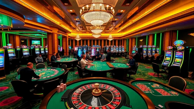 Exciting gameplay at nk88 com with vibrant casino tables and friendly dealers.